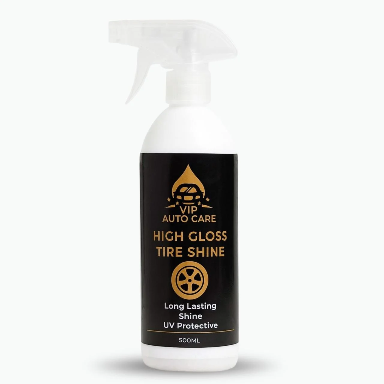 High Gloss Tyre Shine - Deep Wet Black Finish + UV Protect (500ml)