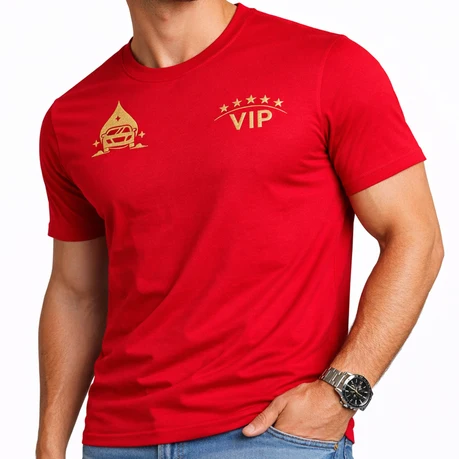 VIP Cotton T-Shirt - Red